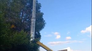 На старом рынке установили телефонную вышку