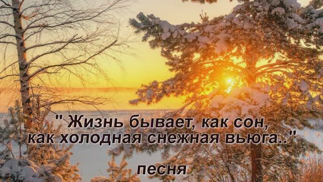 "Жизнь бывает, как сон.." Песня, исп.Шинкарева Светлана