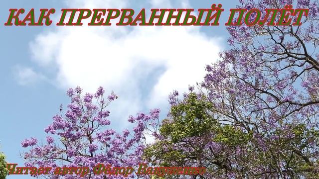 КАК ПРЕРВАННЫЙ ПОЛЁТ Стихи о любви от сердца к сердцу