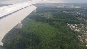 Санкт-Петербург-Москва. Посадка самолета SSJ100