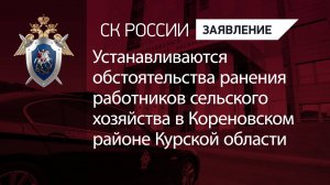 Устанавливаются обстоятельства ранения работников сельского хозяйства в Курской области