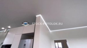 СТОК ПОТОЛОК в частном доме
