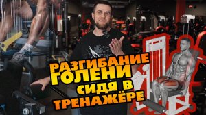Разгибание голени сидя в тренажёре