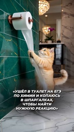 На ЕГЭ Ушел в Туалет, Чтобы Найти Нужную Шпаргалку! #shorts #химия