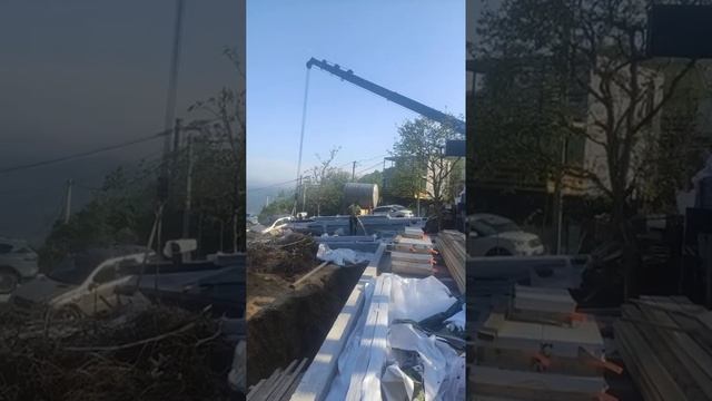 Сборка силового каркаса Фахверка