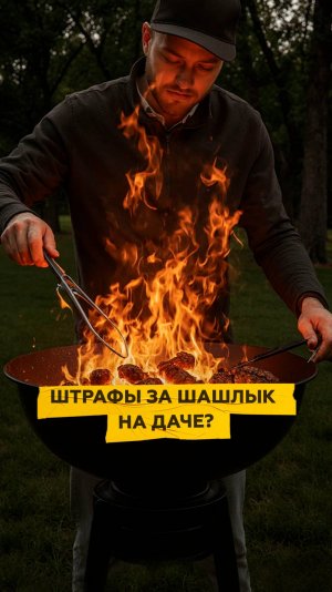 Штраф за шашлык на даче?