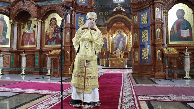 Проповедь митрополита Воронежского и Лискинского Леонтия в Благовещенском кафедральном соборе смотреть онлайн