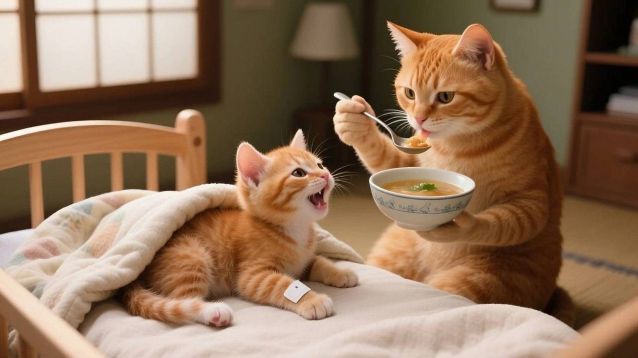 Видео ПРО МАМУ КОШКУ И КОТЯТ😸 для детей