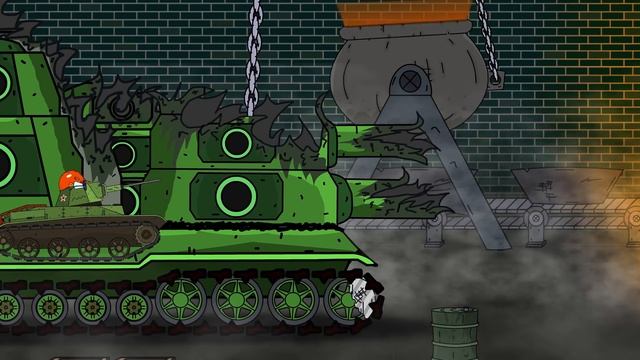 Ремонт КВ-44М - Мультики Про Танки смотреть онлайн