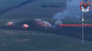 ТОС-1А 20 армии выжигает всушников в лесопосадке на Лиманском направлении !!!