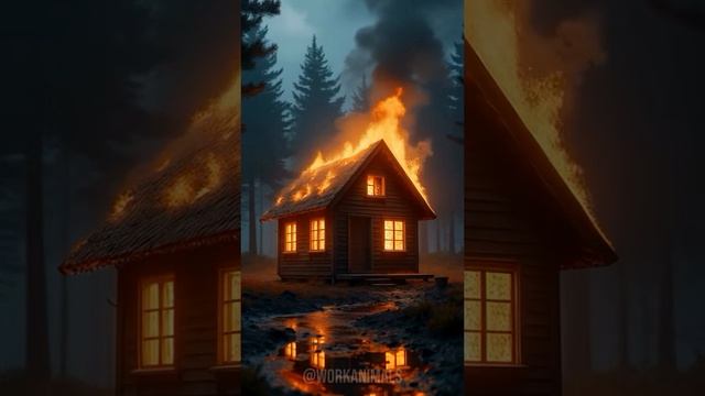У котиков пожар