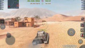 World of Tanks Blitz "Tiger 2" - опасные бои (android)