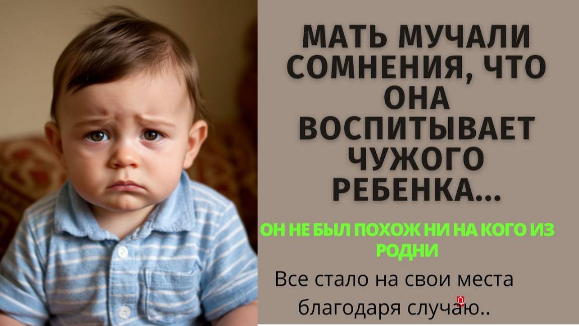 Жизненные аудио рассказы | Мать мучали сомнения, что она воспитывает чужого| Жизненные истории