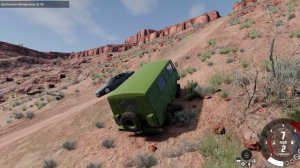 Большой тест автомобилей на грунтовой горке, кто заедет? Видео из Beam NG Drive часть 6