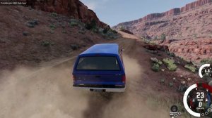 Проверка на прочность пикапа-работяги с небольшими доработками в игре Beam NG Drive