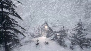 АСМР СИЛЬНАЯ МЕТЕЛЬ в Старой японской деревне у моря. Зимний снегопад и красивые дома для сна