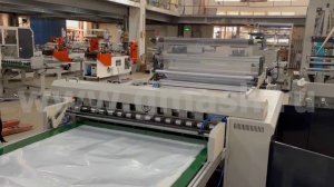 Пакетосварочный станок 1000 с летающим ножом для мешков из толстостенной пленки