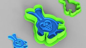 3d моделирование вырубника для печенья. Cutter for Cookie.