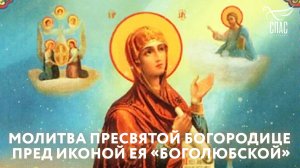 Молитва Богородице перед ее иконой "Боголюбская"