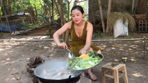 ПОТРЯСАЮЩАЯ КУЛИНАРИЯ ｜ суп с огромной рыбой