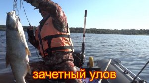 Верхняя Волга - рыбалка на большом водоеме. Щука и жерех зачетный улов.