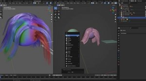 Geometry nodes hair card setup for Blender