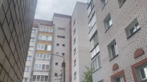 Светлое небо в холодный будний день - Timelapse from the window
