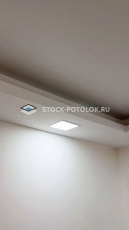 Натяжной потолок в спальне. #натяжные_потолки #матовыйтоп