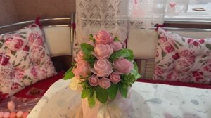 Сборка букета роз