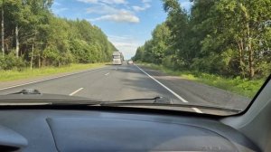 Поездка через поселок у трассы, покатушки с другом Автогений