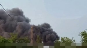 🇷🇺⚔️🇺🇦Пожарище после удара по Одессе !!!