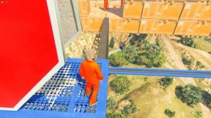 FlazinEscape FROM CARDBOARD PRISON CHALLENGE! Trying to get out of prison in 24 hours in GTA 5 ONLIN