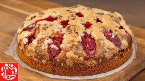 Пирог Все смешал и в духовку с любыми ягодами! Очень вкусный простой пирог