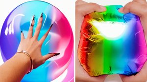 Слаймы, Игры со слаймами 🎨 Волшебная текстура!