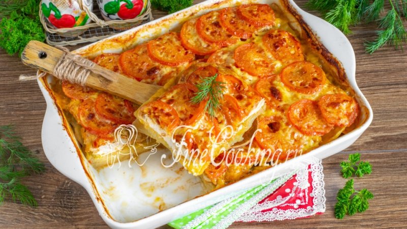 🥘 Запеканка с курицей, картофелем и помидорами