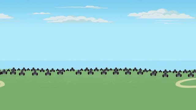 КВ-44М против 1000 НЕМЕЦКИХ ТАНКОВ - Мультики Про Танки смотреть онлайн