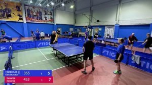Перфильев-Каллистова (355)  VS Яковлев-Яковлев (453)
Парная игра в настольный теннис