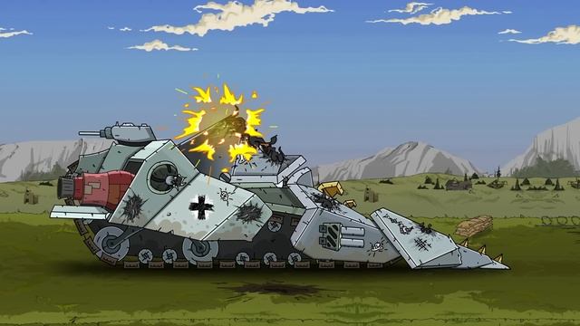 КВ-44-М: ЗАЛП ИЗ ВСЕХ ПУШЕК  - Мультики Про Танки смотреть онлайн