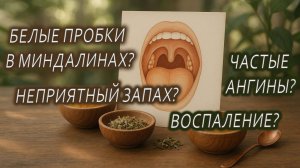 Как избавиться от пробок в миндалинах без антибиотиков? | Метод аюрведы