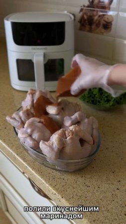 Цыплята в маринаде в аэрогриле Demiand 🐔🔥
