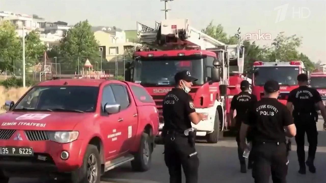 В Турции из-за лесного пожара на сутки закрывали аэропорт в Измире