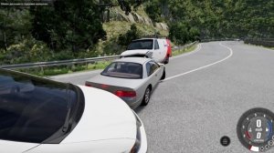 Японская надежность... Проверка на серпантине шустрого купе. Beam NG Часть 2