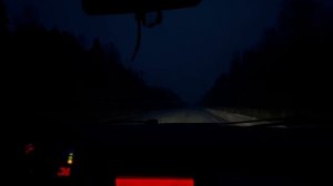 Моя ночная поездка на авто