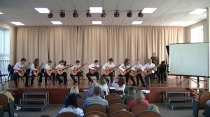 Ансамбль гитаристов. Руководитель Беляев В.Н.