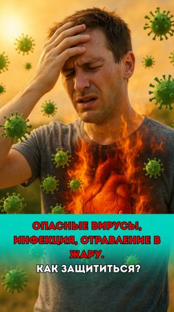 Как защитить себя от отравлений и инфекций в жару?