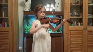 Йоганнес Брамс. Колыбельная. Исполняет Оля Романова, 8 лет.