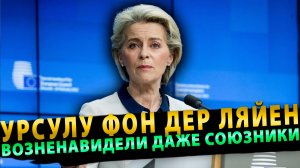 Урсулу фон дер Ляйен возненавидели даже союзники