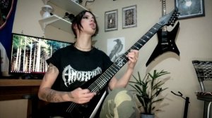 CRYPTA - One Take Guitar Playthrough  Death Arcana  - By TainÃ¡ Bergamaschi