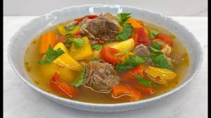 🌟 Шурпа из говяжьих ребрышек
