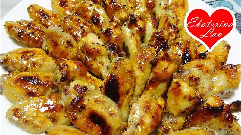 🍗 Острые крылышки с лимонно-медовым соусом
